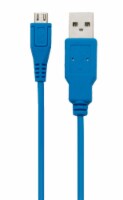 CELLCandy USB-to-Micro-USB Sync/Charge Cable - Tropical Blue Perspective: Main