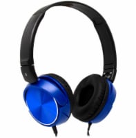 Acoustix Stereo Headphones with Microphone - Blue Perspective: Main