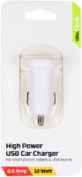 CELLCandy High Power USB Car Charger - White