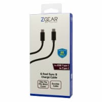 ZGear USB-C to USB-C Cable - Black Perspective: Main