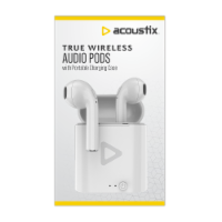 Acoustix True Wireless Earbuds White 1 ct Metro Market