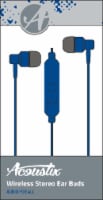 Acoustix Wireless Stereo Earbuds - Blue