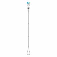 CELLCandy Micro USB Braided Charge and Sync Cable - Gray/White