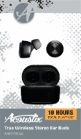 Acoustix True Wireless Stereo Ear Buds Black 1 ct Kroger