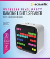 Acoustix Wireless Pixel Party Dancing Lights Speaker - White Perspective: Main