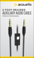 Acoustix™ Auxiliary Audio Cable - Black