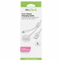 CELLCandy 2-in-1 Apple Watch Charger - White Perspective: Main