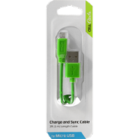 CELLCandy Charge and Sync Micro USB Cable - Green