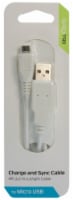 CELLCandy Charge and Sync Micro USB Cable - White