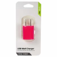 CELLCandy USB Wall Charger - Shocking Pink Perspective: Main