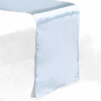 5-Pack Satin 12  x 108  Table Runners - Blue by Lann's Linens
