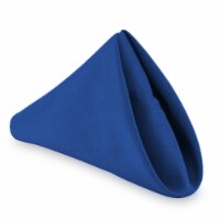 12-Pack 17 Polyester Cloth Table Napkins - Royal Blue