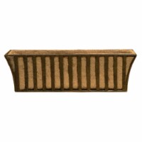 Deer Park D68 WB124X Solera 9 In. X 30 In. Metal Window Box With Coco Liner