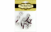 The Bead Giant Bead Disc Rhinestn 7mm 18pc Purple