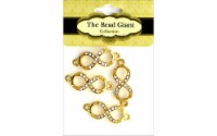 The Bead Giant Bead Infinity Sm 4pc Gold