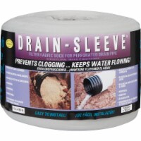 Drain-Sleeve 4 In. W x 100 Ft. L Fabric Drain Guard Sock 04100-10