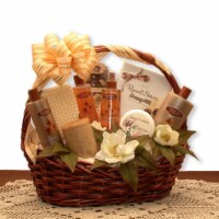 Vanilla Luxuries Bath and Body Basket - spa baskets for women gift