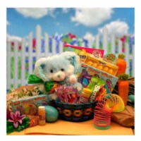 Gbds Bunny Hugs Easter Basket - Boy (Blue/ Green) - Easter Basket For Child Perspective: Main