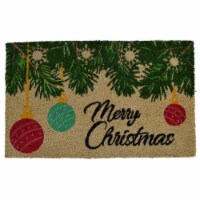 Imports Decor 573PVC Rectangular Merry Christmas Doormat