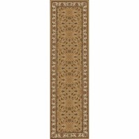 Radici USA Como 2'2  x 7'7  Rectangular Fabric Rug in Beige