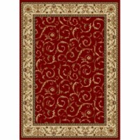 Radici USA Como 2'2 x 7'7 Rectangular Fabric Rug in Red