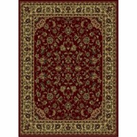 Radici 953-1313-BURGUNDY Castello Rectangular Burgundy Traditional Italy Area Rug- 2 ft. 2 in