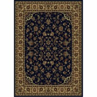 Radici 953-1340-NAVY Castello Rectangular Navy Blue Traditional Italy Area Rug- 3 ft. 3 in. W