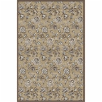 Radici 3475-0012-BEIGE Pisa Rectangular Beige Traditional Turkey Area Rug- 7 ft. 10 in. W x 1