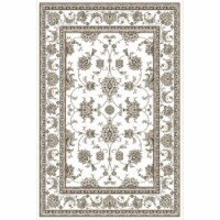 Radici 1780-0020-BONE Pisa Rectangular Bone Traditional Turkey Area Rug- 3 ft. 3 in. W x 4 ft