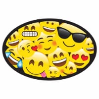 Ashley Emoji Magnetic WB Erasers 6/set (ASH09996)