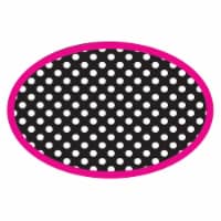 Ashley Dots Magnetic Eraser Black/White 10048