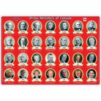 Ashley Productions Smart Poly 12  x 17  Canadian Prime Ministers & Government Learning Mat