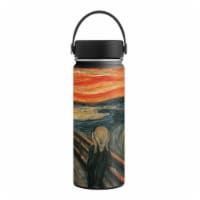 MightySkins HFWI18-The Scream Skin for Hydro Flask 18 oz Wide Mouth - The Scream