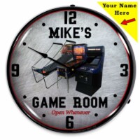 AYN1905903 Add Your Name Game Room clock - Made in USA