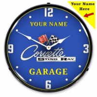 GM19081005 Add Your Name C2 Garage clock - Made in USA