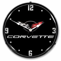 GM19091019 C5 Corvette Black Tie clock - Made in USA