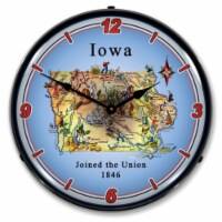 20041097 State of Iowa clock - Made in USA
