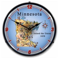 20041105 State of Minnesota clock - Made in USA