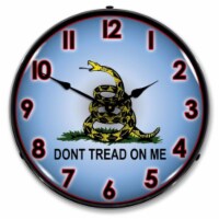 20061133 Don't Tread on Me 2 clock - Made in USA