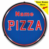 2009S1156 Add Your Name Pizza Sign LED lighted sign - Made in USA