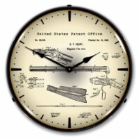 21031205 Winchester Repeating Rifle 1860  Patent clock - Made in USA