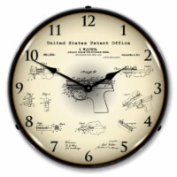 21031210 Walther PPK Firearm 1911  Patent clock - Made in USA