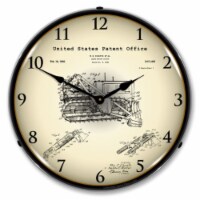 21031212 Earth Moving Bulldozer 1936  Patent clock - Made in USA