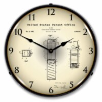 21031215 Pez Candy Dispenser 1952  Patent clock - Made in USA