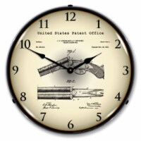 2103232 Breech Loading Shotgun 1883 Patent clock - Made in USA