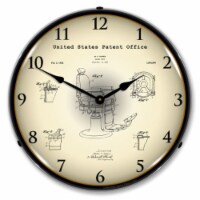 2103234 Koken Barber's Chair 1929 Patent clock - Made in USA