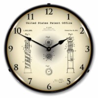 2103235 Kavan Rotary Barber Pole1920 Patent clock - Made in USA