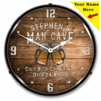 AG20111167 Add Your name Man Cave clock - Made in USA