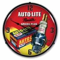 1902878 Autolite Resistor Spark Plugs clock - Made in USA