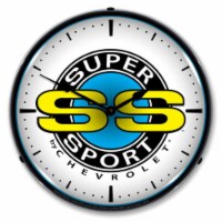 GM1002242 Chevrolet Super Sport clock - Made in USA